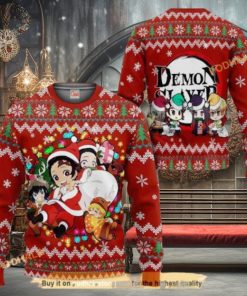 Demon Slayer Anime Ugly Christmas Sweater 3D Xmas Gift Ideas