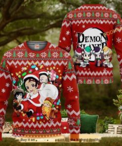 Demon Slayer Anime Ugly Christmas Sweater 3D Xmas Gift Ideas