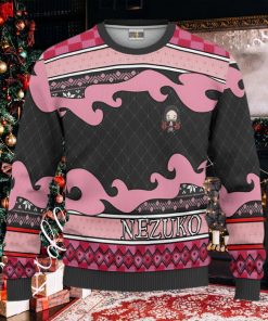 Demon Slayer Custom Nezuko Kamado Christmas Ugly Sweater