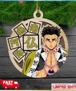 Demon Slayer Gyomei Christmas Double Layered Colored Christmas Tree Decorations Ornament