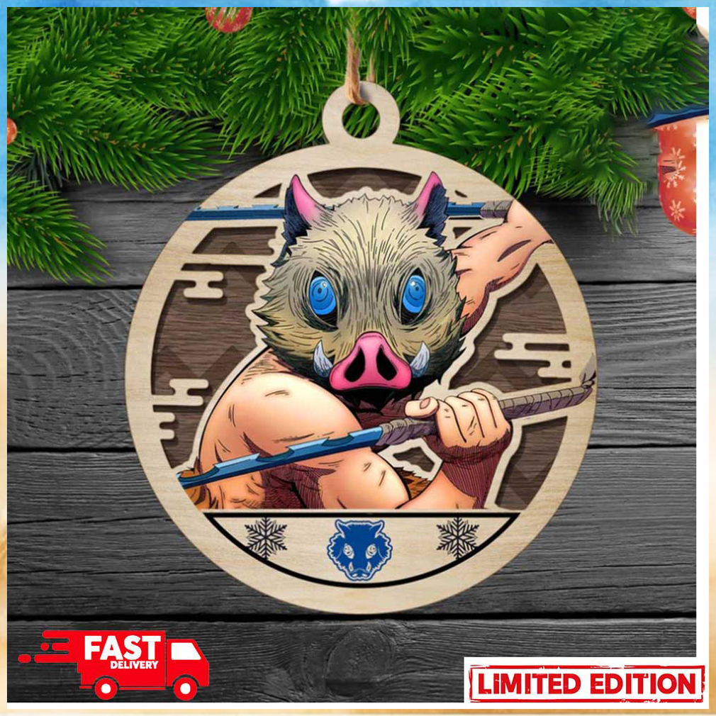 Demon Slayer Inosuke Hashibira Christmas Tree Decorations Xmas Gift Ornament Demon Slayer Inosuke Hashibira Christmas Tree Decorations Xmas Gift Ornament