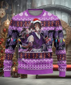Demon Slayer Kokushibo Anime Ugly Christmas Sweater, Custom Sweatshirt Apparel