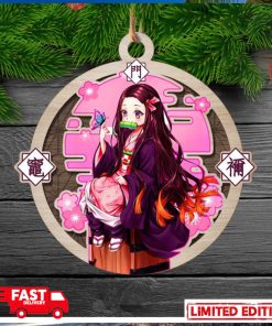 Demon Slayer Nezuko Anime Christmas Tree Decorations Xmas Gift Ornament