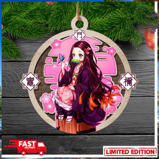 Demon Slayer Nezuko Anime Christmas Tree Decorations Xmas Gift Ornament