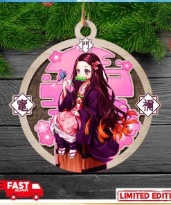 Demon Slayer Nezuko Anime Christmas Tree Decorations Xmas Gift Ornament