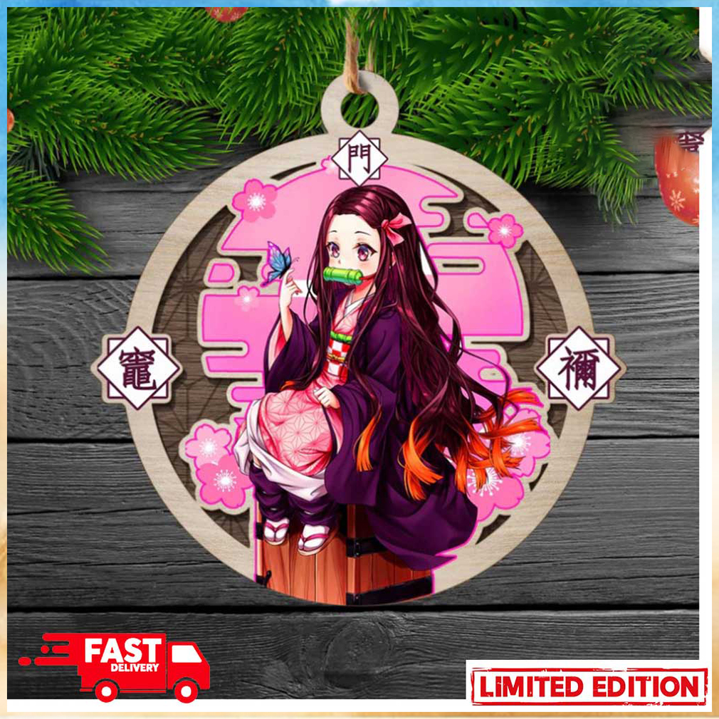 Demon Slayer Nezuko Anime Christmas Tree Decorations Xmas Gift Ornament Demon Slayer Nezuko Anime Christmas Tree Decorations Xmas Gift Ornament