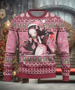 Demon Slayer Nezuko Kamado Anime Ugly Christmas Sweater 3D Gift For Men And Women Xmas Gift