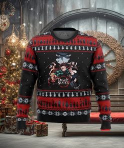 Demon Slayer Poster Ugly Christmas Sweaters