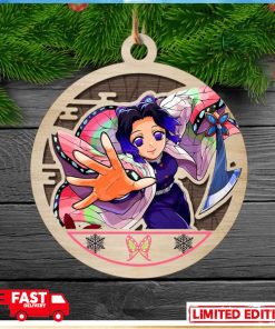 Demon Slayer Shinobu Kocho Christmas Tree Gift For Fans Xmas Decorations Ornament