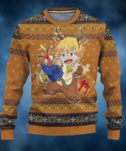 Demon Slayer Zenitsu Chibi Ugly Christmas Sweater