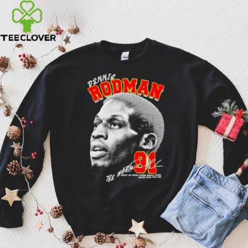 Dennis Rodman 91 Chicago Bulls basketball the Worm signature graphic hoodie, sweater, longsleeve, shirt v-neck, t-shirt