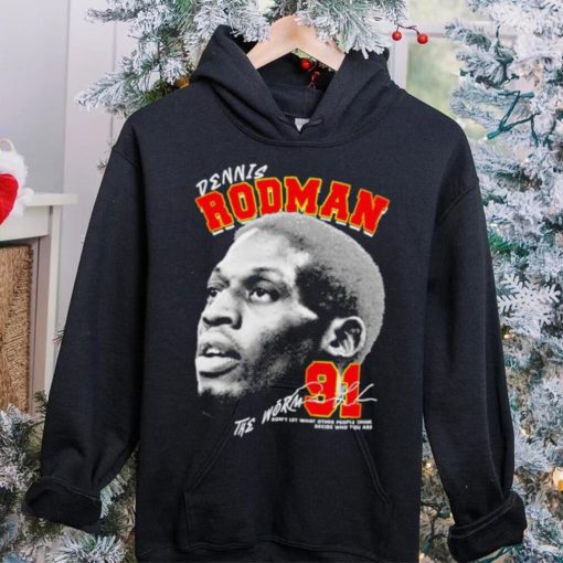 Dennis Rodman 91 Chicago Bulls basketball the Worm signature graphic hoodie, sweater, longsleeve, shirt v-neck, t-shirt