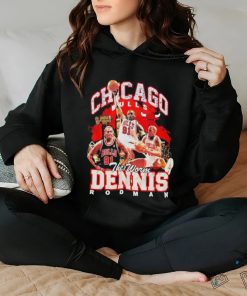 Dennis Rodman Chicago Bulls Hardwood Classics Bling Concert Player 2023 Shirt