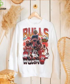 Dennis Rodman Chicago Bulls basketball the Worm shirt