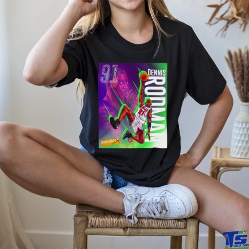 Dennis Rodman Graphic Art T Shirt