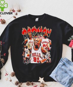 Dennis rodman chicago bulls basketball graphic signature T hoodie, sweater, longsleeve, shirt v-neck, t-shirt