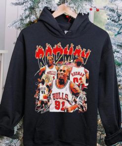 Dennis rodman chicago bulls basketball graphic signature T hoodie, sweater, longsleeve, shirt v-neck, t-shirt