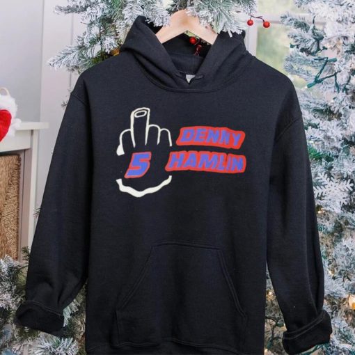 Denny Hamlin 5 Middle finger hoodie, sweater, longsleeve, shirt v-neck, t-shirt]