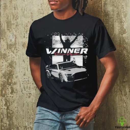 Denny Hamlin Checkered Flag Sports 2024 Toyota Owners 400 Race Win T Shirt