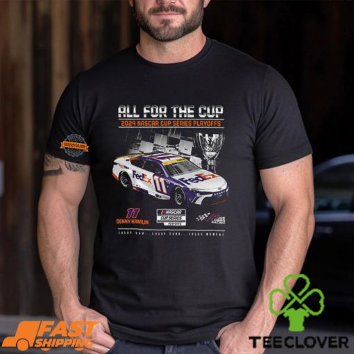 Denny Hamlin Joe Gibbs Racing Team Collection 2024 Nascar Cup Series Playoffs T shirt