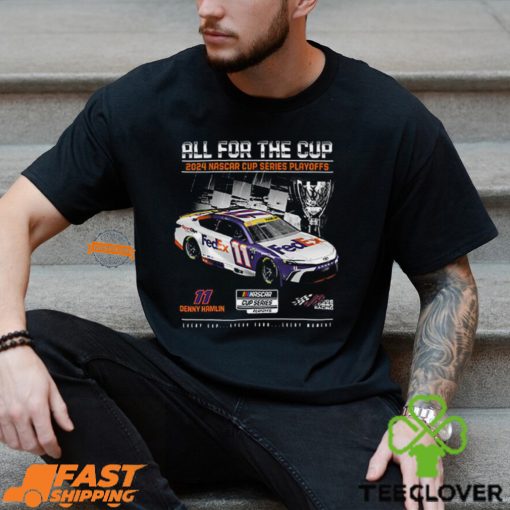 Denny Hamlin Joe Gibbs Racing Team Collection 2024 Nascar Cup Series Playoffs T shirt