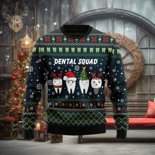 Dental Squad Ugly Christmas Sweater Gift Men Women