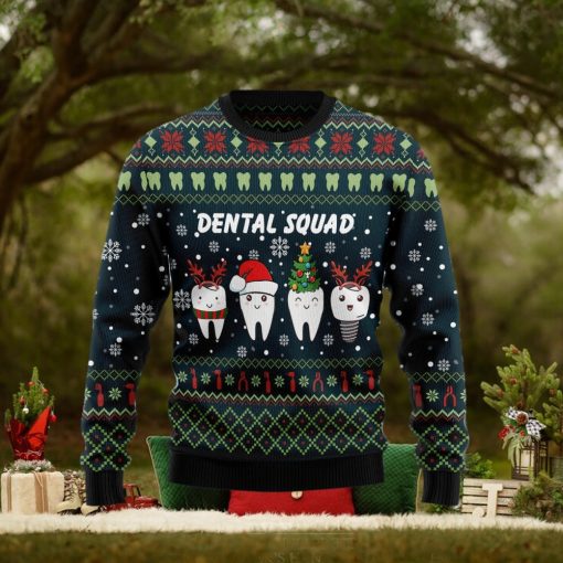 Dental Squad Ugly Christmas Sweater Gift Men Women