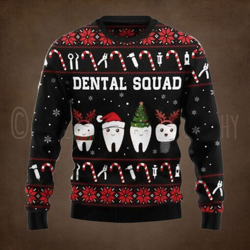 Dental Squad Ugly Christmas Sweater