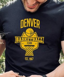 Denver Basketball Team Inspired Denver Nuggets Colorado Basketball Team Shirt