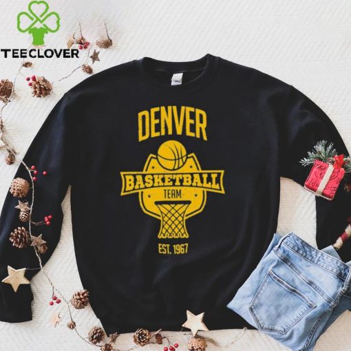 Denver Basketball Team Inspired Denver Nuggets Colorado Basketball Team Shirt