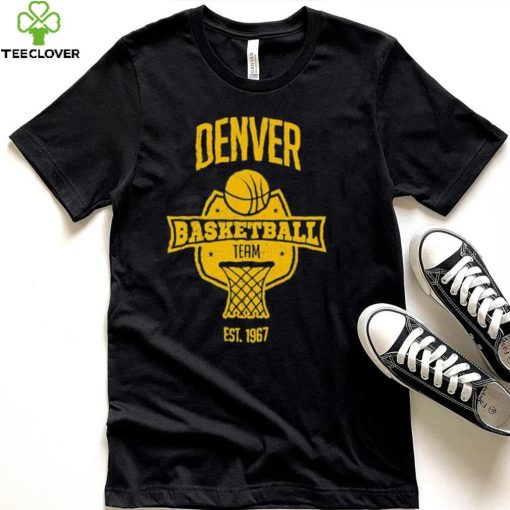 Denver Basketball Team Inspired Denver Nuggets Colorado Basketball Team Shirt