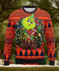 Denver Brocos Grinch Hug Christmas Ugly Sweater