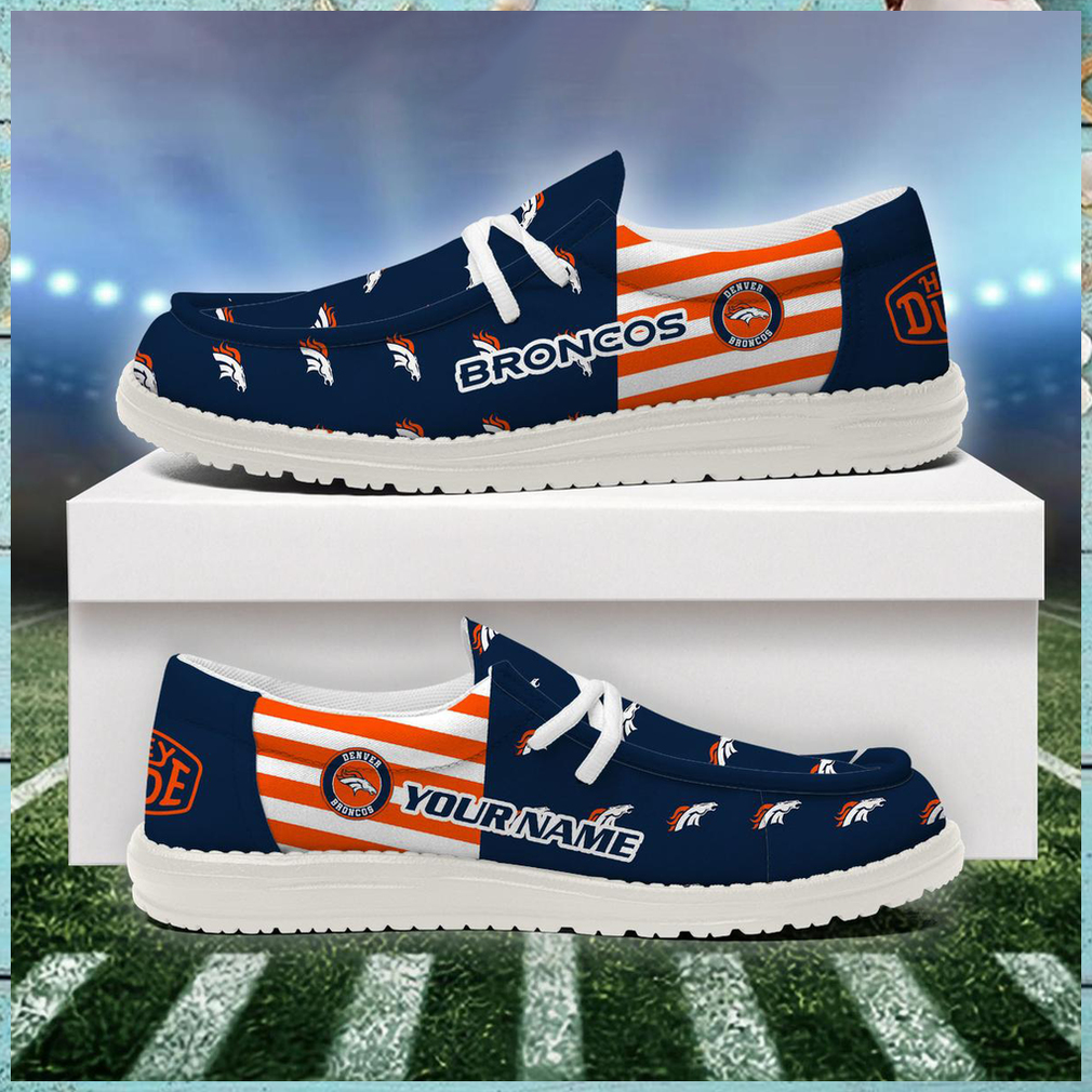 Denver Broncos 2024 Version Personalized Hey Dude Shoes Denver Broncos 2024 Version Personalized Hey Dude Shoes