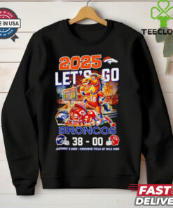**Denver Broncos 2025 Let’s Go Score Shirt** – Cheer on the Denver Broncos in 2025 with this bold shirt, showing your excitement and support for the team to score big!