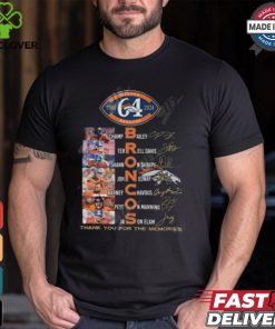 Denver Broncos 64 Years Of 1960 2024 Thank You For The Memories T Shirt