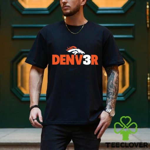 Denver Broncos American foolball logo shirt