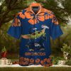 Atlanta Falcons Baby Yoda Short Sleeve Button Up Tropical Hawaiian Shirt