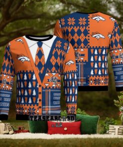 Denver Broncos Cardigan NFL Ugly Christmas Sweater