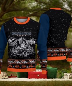 Denver Broncos Christmas Mountain Hot Trending Ugly Sweater For Fans