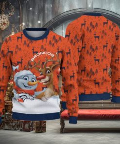 Denver Broncos Christmas Reindeer Hot Trending Ugly Sweater Ideal Gift For Fans