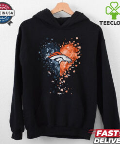 Denver Broncos Crystal Heart Shirt