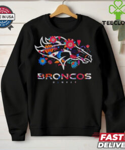 Denver Broncos Dia De Los Muertos 2024 T Shirt 2 Denver Broncos Dia De Los Muertos 2024 T Shirt