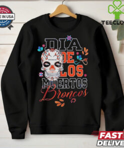 Denver Broncos Dia De Los Muertos Shirt