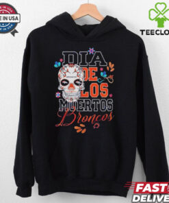 Denver Broncos Dia De Los Muertos Shirt
