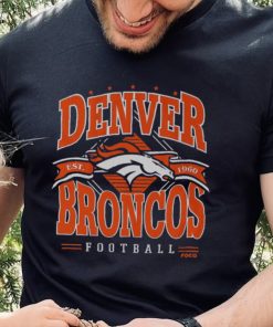 Denver Broncos Established Banner T Shirt