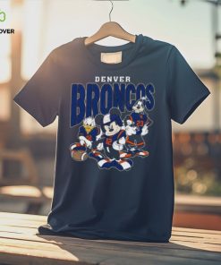 Denver Broncos Football Mickey Donald Duck And Goofy Football Team Vintage Shirt