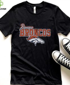 Denver Broncos Gameday Couture s In The Spotlight Tonal Leopard Print Shirt