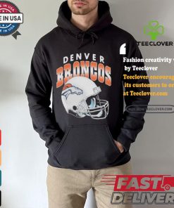 Denver Broncos Gradient Helmet T shirt