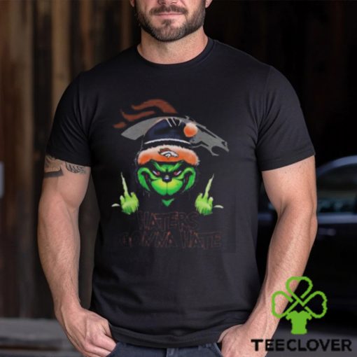 Denver Broncos Grinch Haters Gonna Hate T Shirt