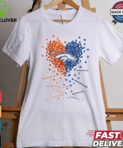 Denver Broncos Heart Shirt